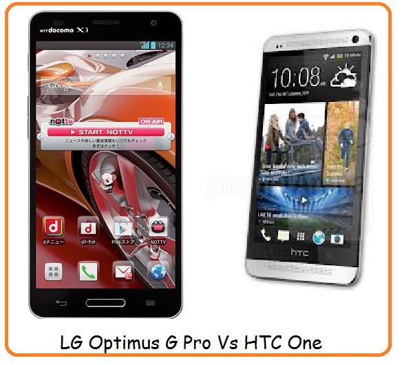HTC One has got Ultrapixels Camera which is not Seen on LG Optimus G Pro: HTC One Vs LG Optimus G Pro Mobile
