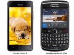 Huawei Honor 2 Vs Blackberry Bold 3 9780: A Killer Fight