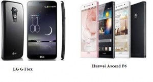 LG G Flex vs Huawei Ascend P6