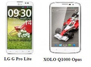 LG G Pro Lite vs XOLO Q1000 Opus