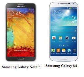 Samsung Galaxy Note 3 Vs Samsung Galaxy S4