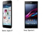 Intex Aqua I7 vs Sony Xperia C- Which Mobile To Buy With INR 17000?