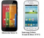 Motorola Moto G Vs Samsung Galaxy Trend II Duos S7572: Who wins?