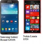 Samsung Galaxy Round G910S vs Nokia Lumia1520- Which is the best?